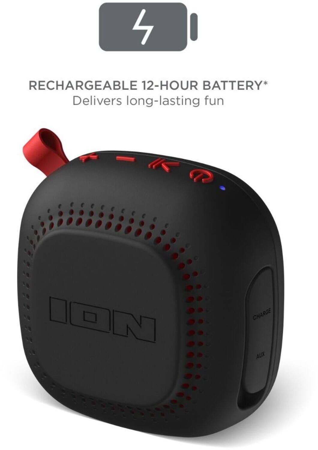 RECHARGEABLE 12-HOUR BATTERY*  
Delivers long-lasting fun