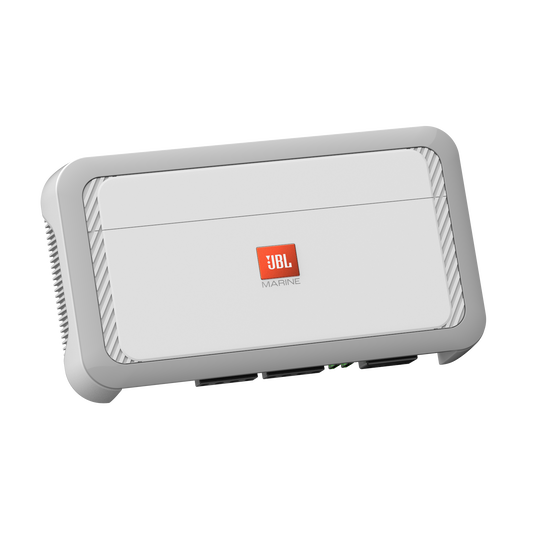 JBL - MA754 Fullrange marine amplifier 75 watts RMS x 4 at 4 ohms - Black