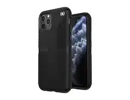 Speck - Products Presidio2 Grip Case for iPhone 11 Pro | Color: Black - Black/Black/Black/White