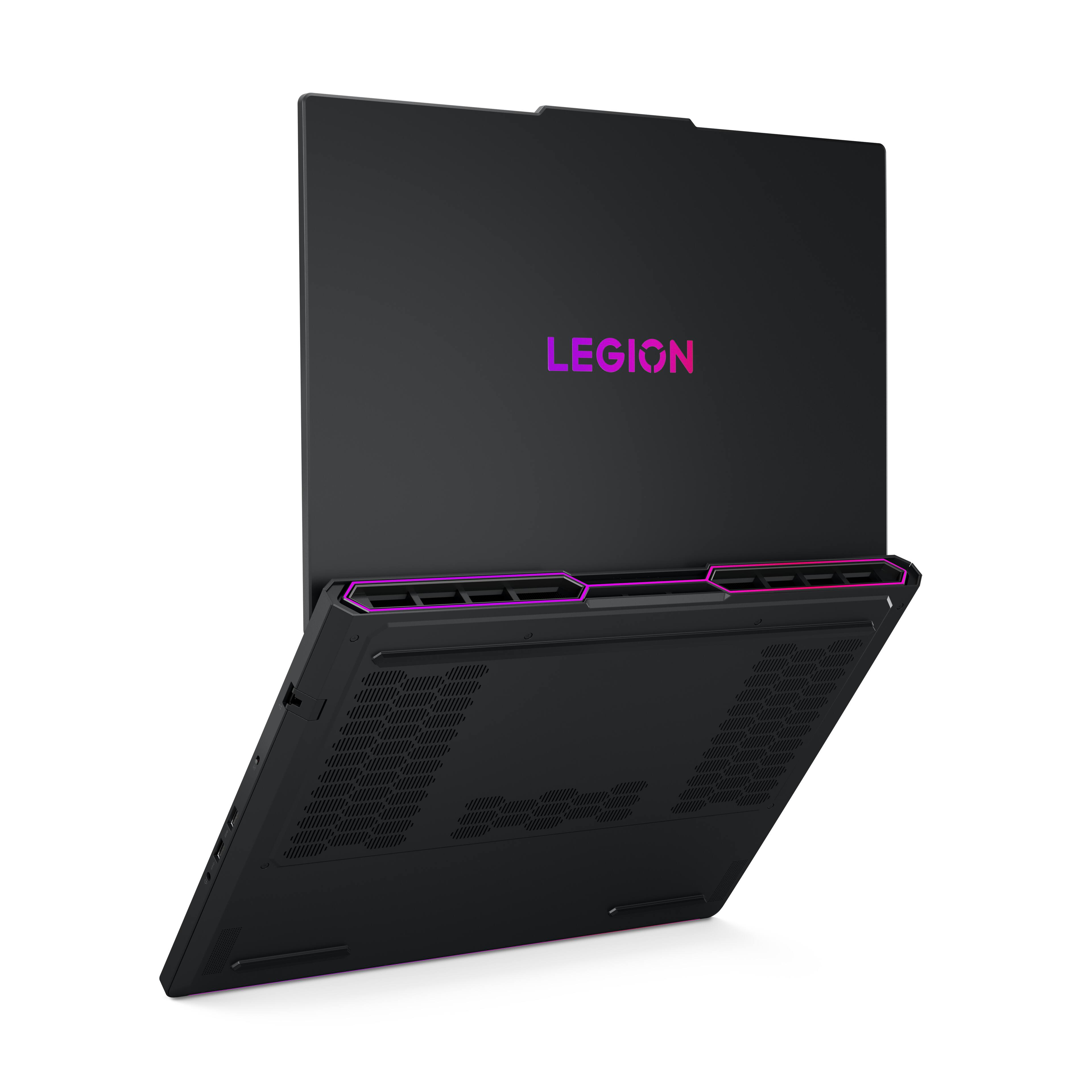 Alt View 14. Lenovo - Legion Pro 7 16" 3K OLED 240Hz Gaming Laptop - Ryzen 9 9955HX3D 2025 - 32GB Memory - NVIDIA GeForce RTX 5080 - 1TB SSD - Eclipse Black.