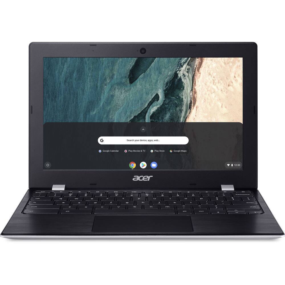 Front. Acer - Acer Chromebook 311 - 11.6" Refurbished Intel Celeron N4020 1.1GHz with 4GB Ram and 32GB SSD - Pure Silver.