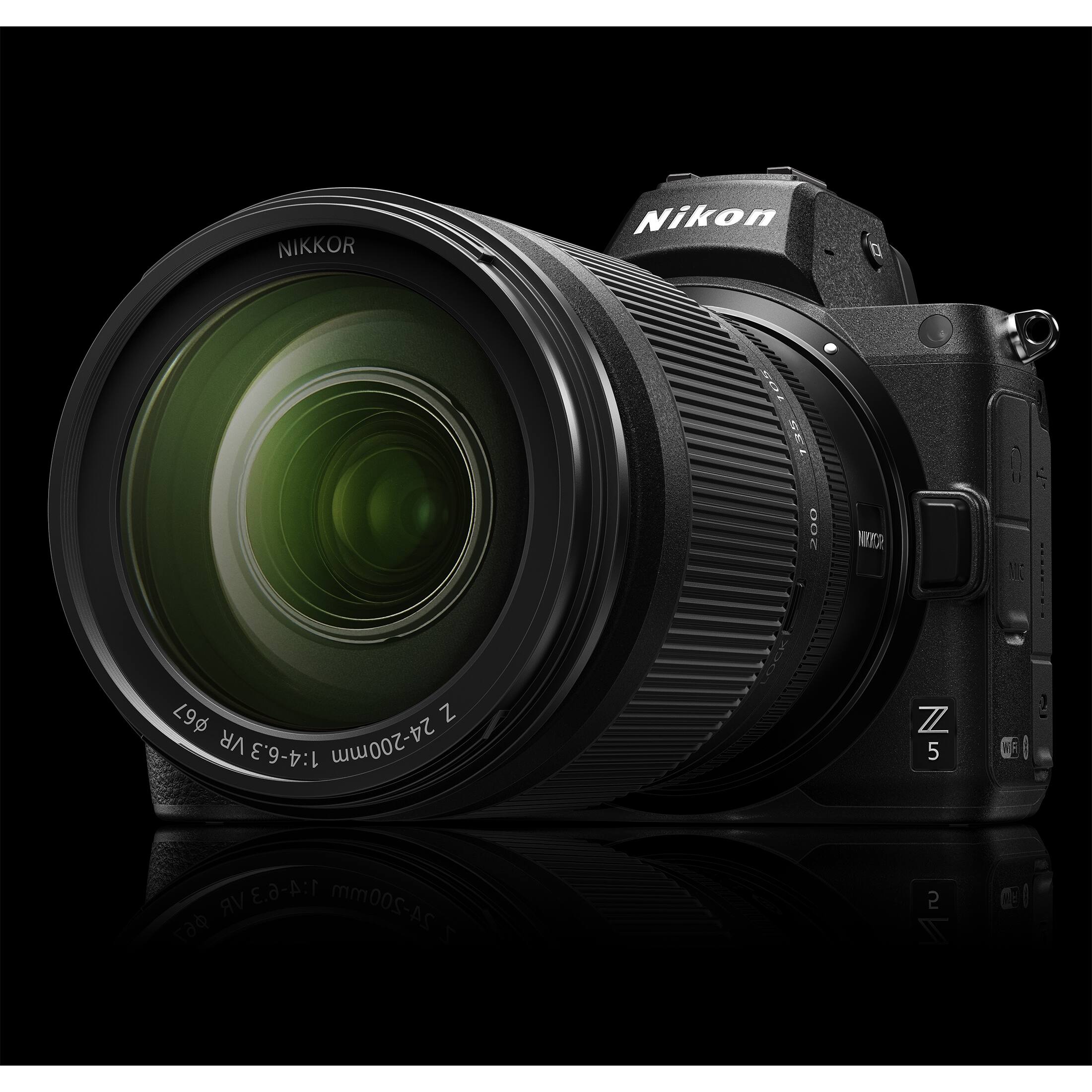 NIKKOR  
Nikon

108 135 200  
WICH  
LGP Z VR 1:4-6.3 24-200mm VR 1:4-6.3 24-200mm L9 Z  
Z 5 a