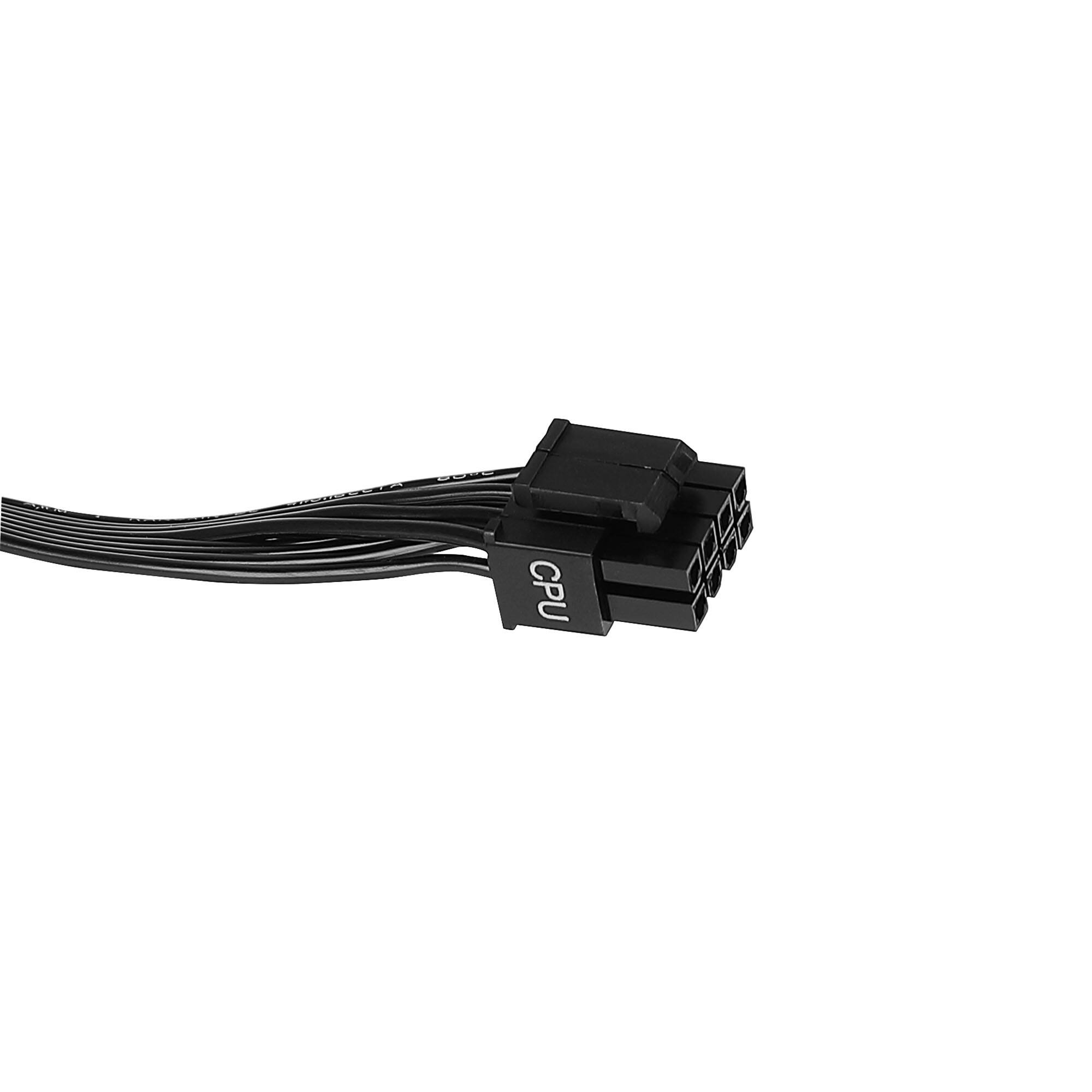 Alt View 5. Bluegears - b-Vigor 900W 80+ Efficiency Equivalent 115-230V All Black Ribbon Cable Gaming PC ATX Power Supply - Black.