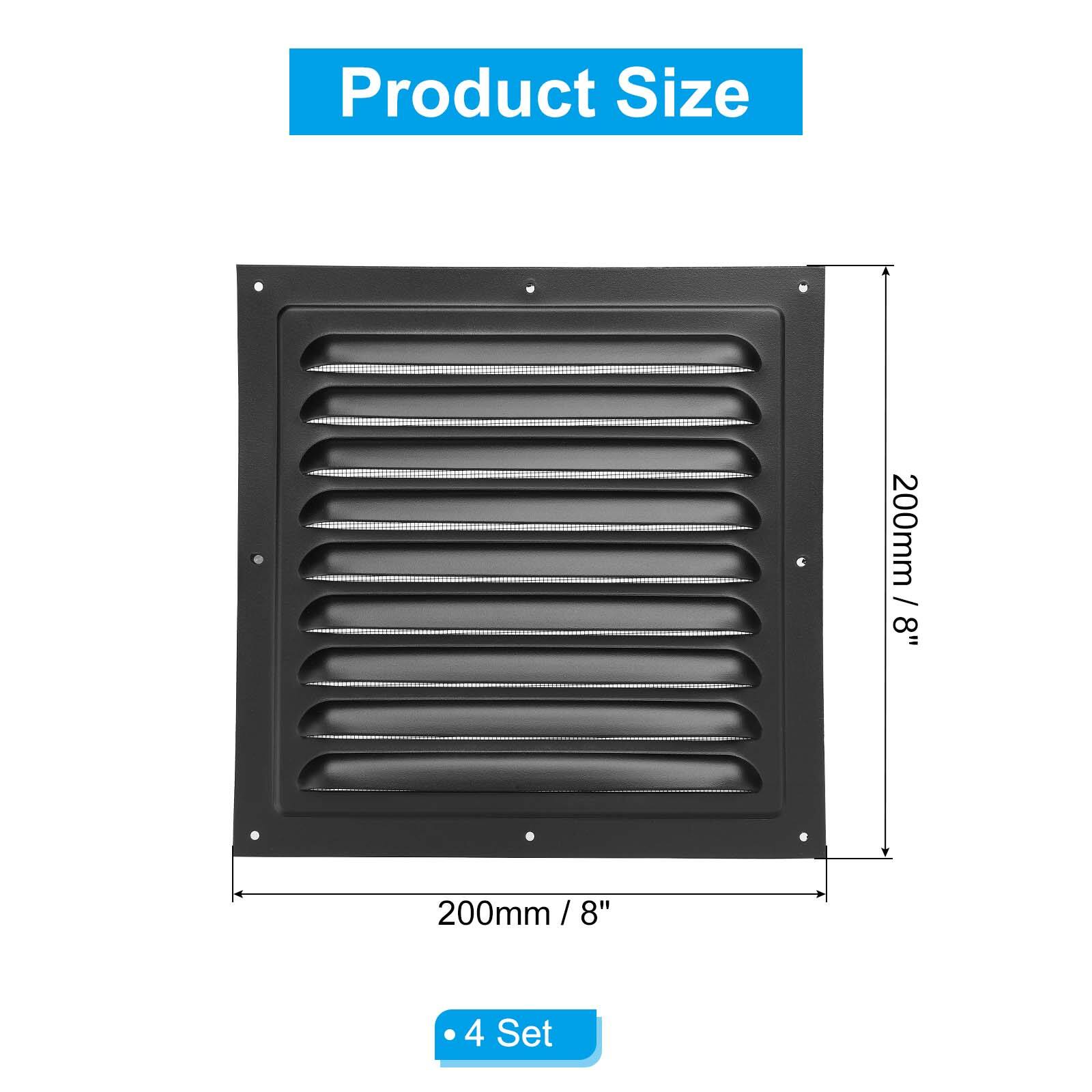 Product Size  
200mm / 8"  
200mm / 8"  
4 Set