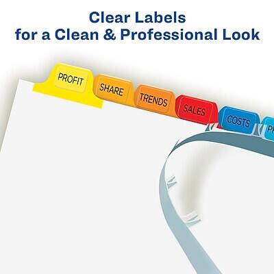 Clear Labels for a Clean & Professional Look

PROFIT SHARE TRENDS SALES COSTS