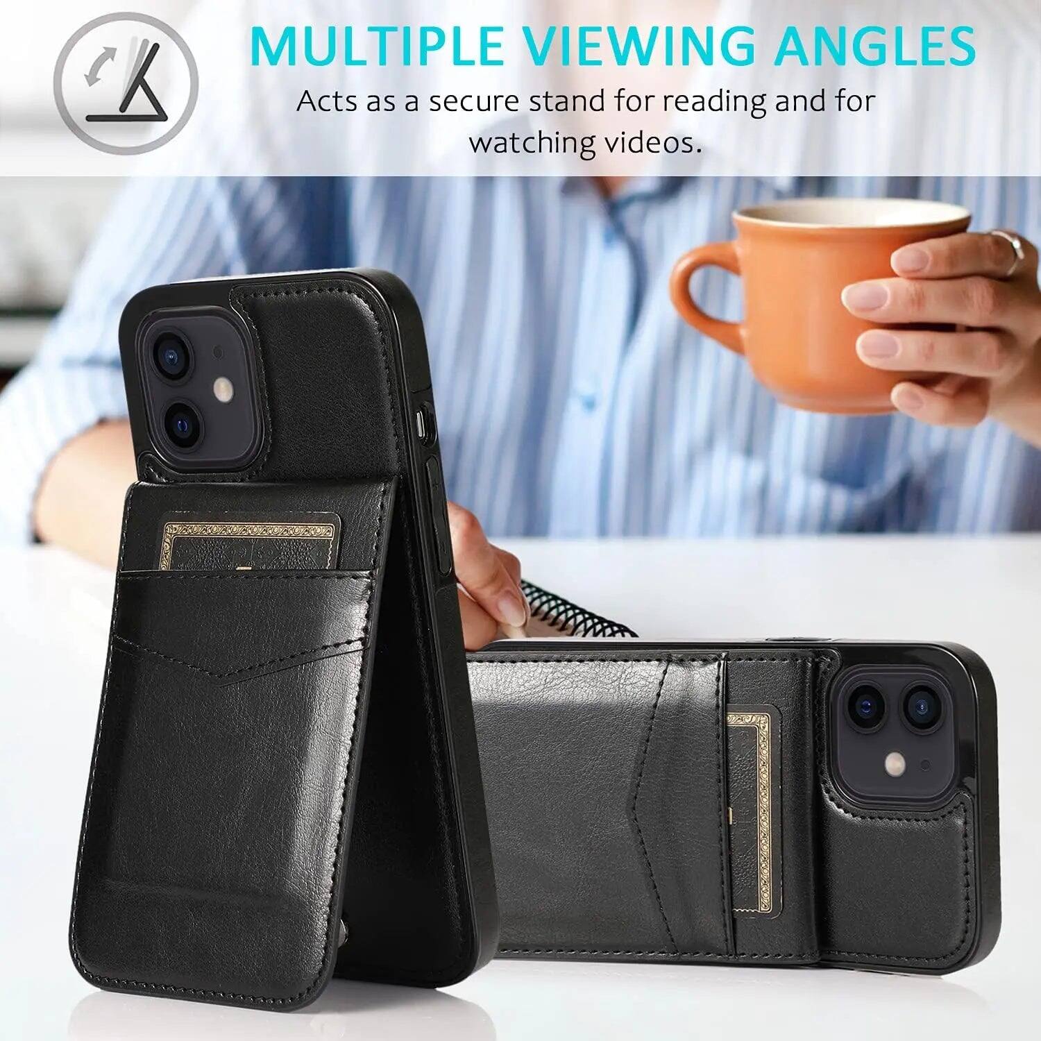 MULTIPLE VIEWING ANGLES  
Acts as a secure stand for reading and for watching videos.