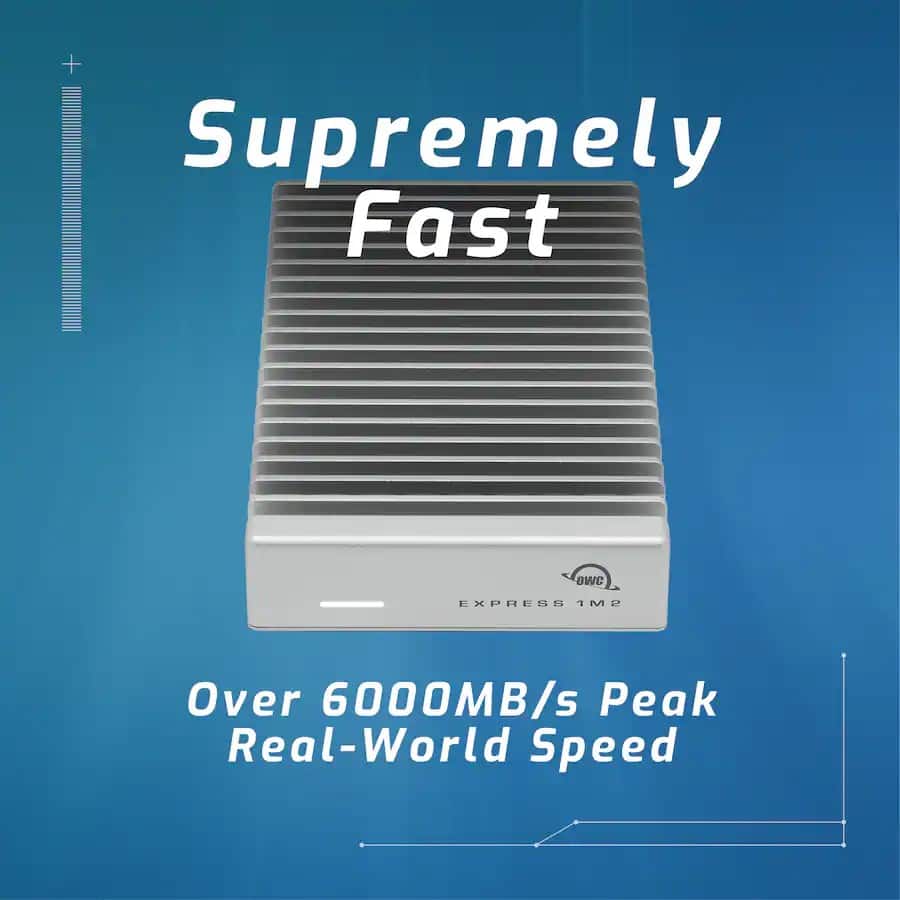 OWC 8TB Express 1M2 80Gb/s Portable NVMe SSD USB4 Ultra Fast
