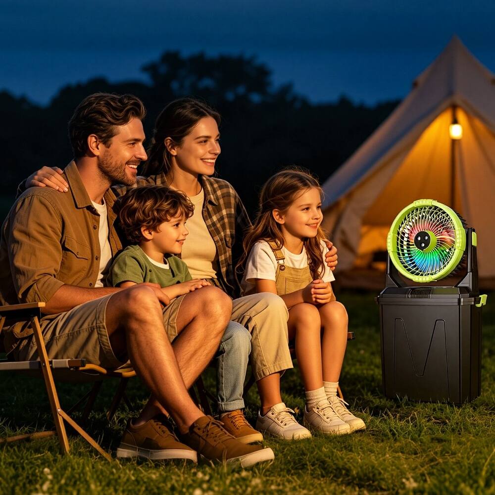 Alt View 10. Loheer - Loheer Portable Misting Fan 10L Bucket, 20000mAh Rechargeable Cooling Fan for Camping Patio RV.