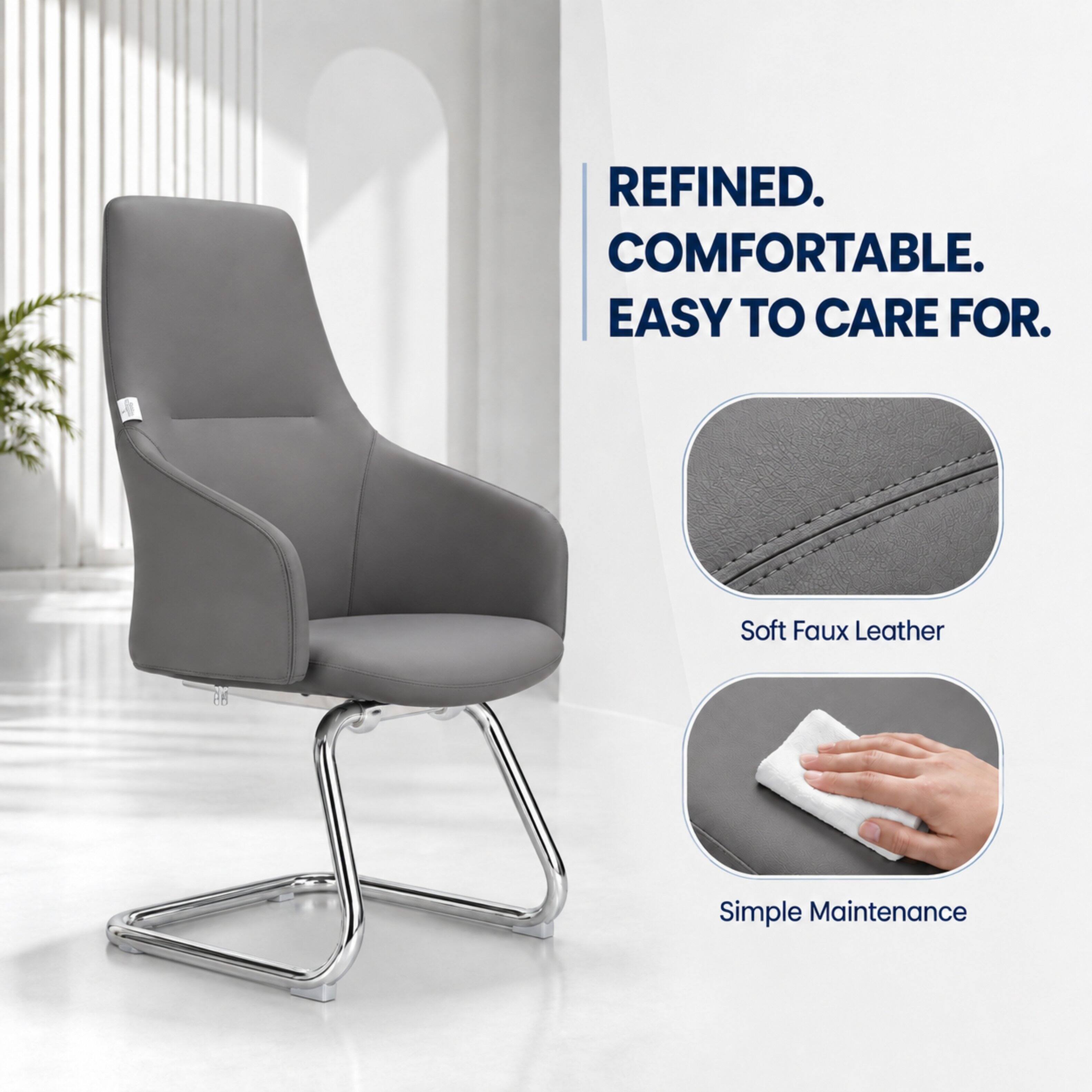 REFINED. COMFORTABLE. EASY TO CARE FOR.

Soft Faux Leather

Simple Maintenance