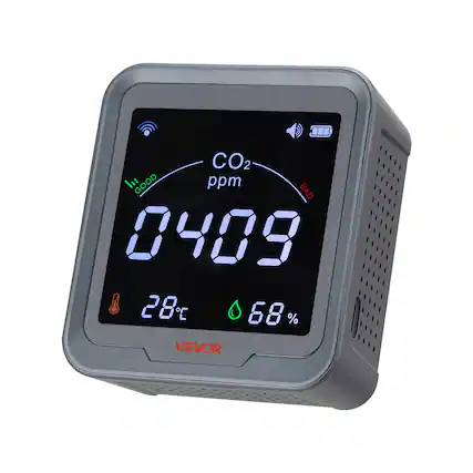 CO2 ppm
0409
28°C
68%
VEVOR