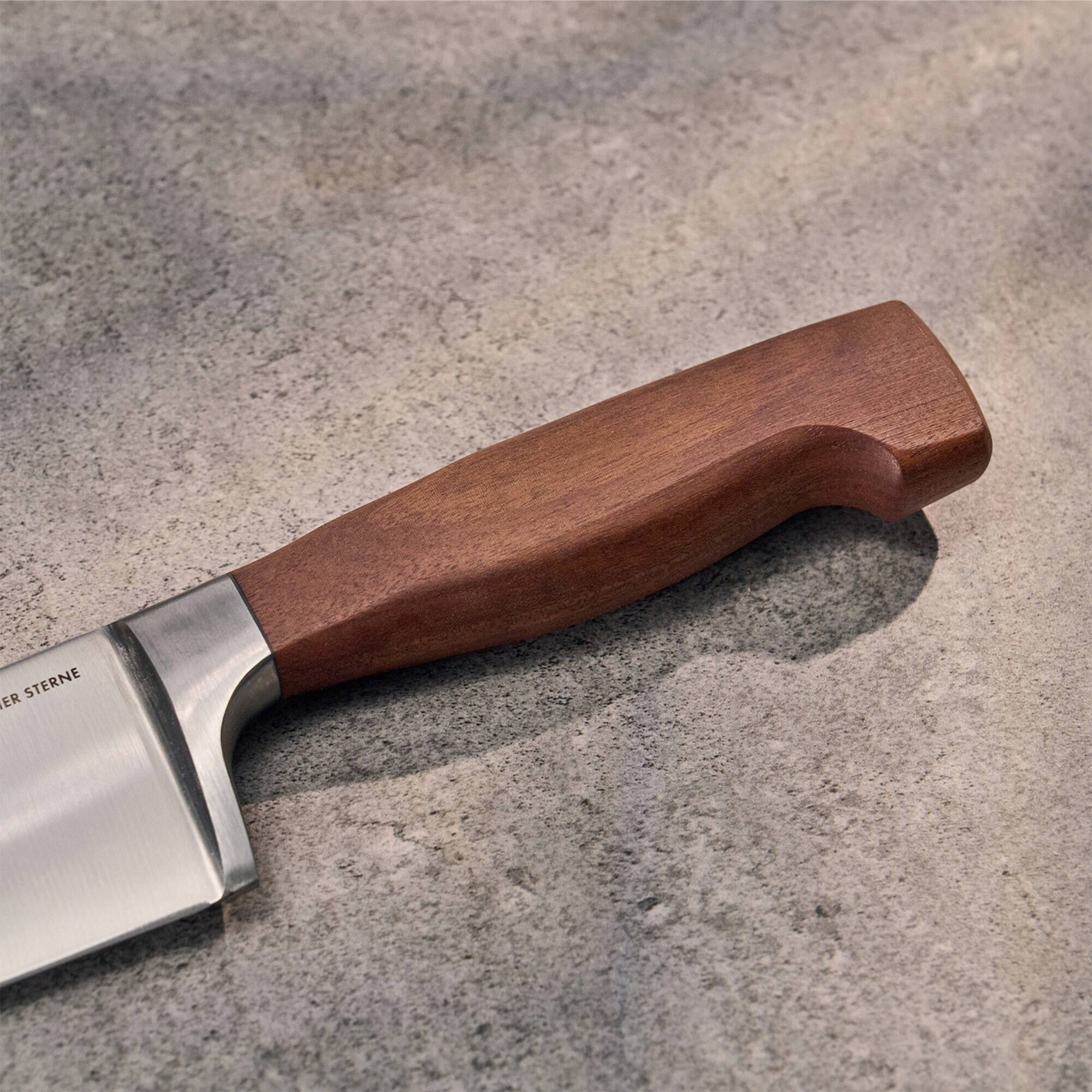 Alt View 4. ZWILLING - ZWILLING Four Star Wood 8-inch Chef's Knife - Brown.