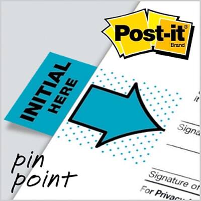 Post-it Brand  
INITIAL HERE  
pin point  
Signature of Privacy