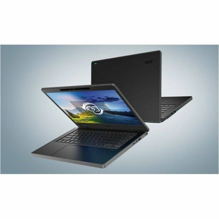 Alt View 4. Acer - Acer TravelMate B5 14 B514-31-G2 TMB514-31-G2-33RK 14" Notebook - Full HD - 60 Hz - Intel Core 3 N355 - 8 GB - 256 GB - Black.