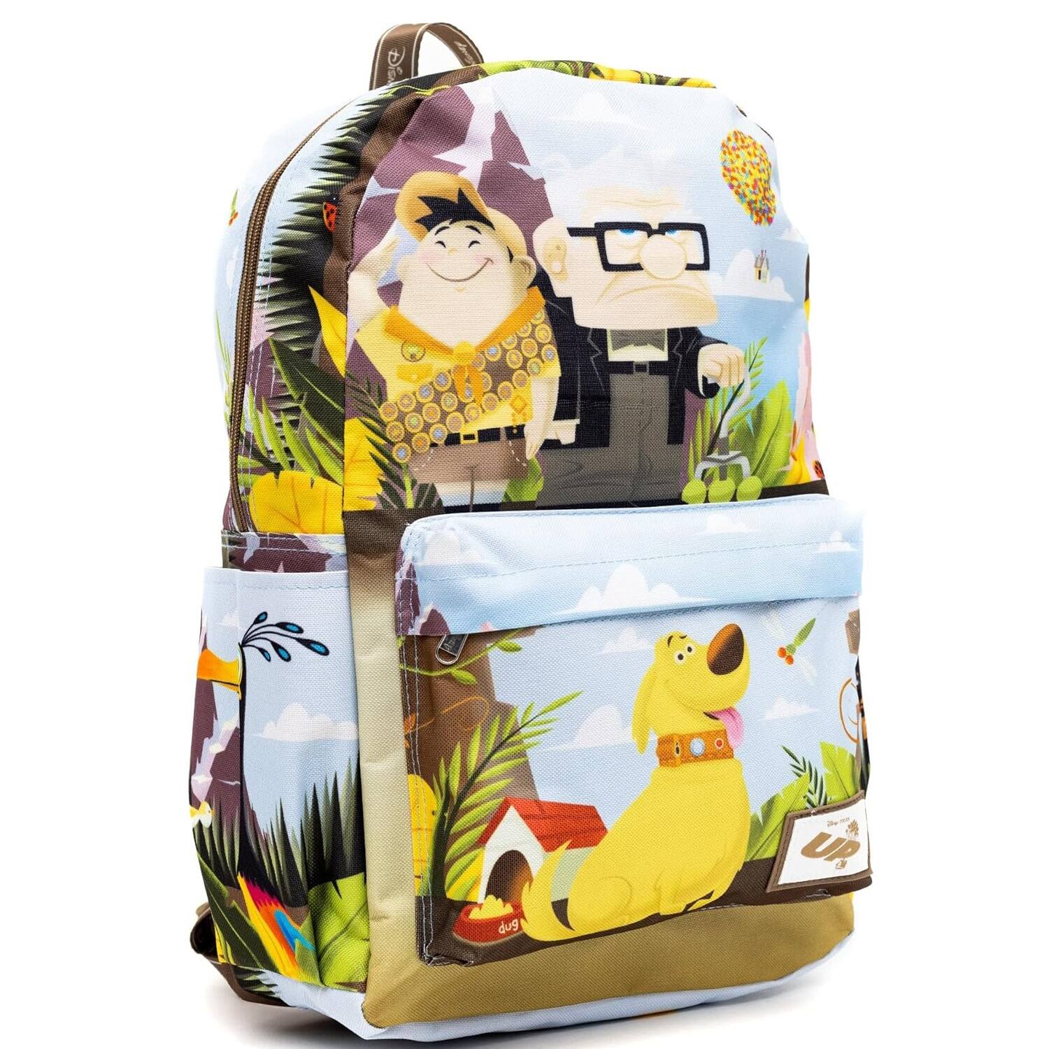 Alt View 1. UPD - Disney Up 17" Full-Size Nylon Backpack - Multicolored.
