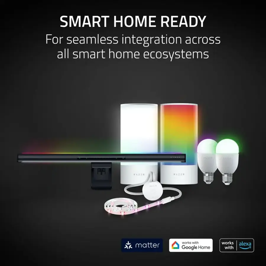 SMART HOME READY For seamless integration across all smart home ecosystems. Matter works with Google Home and Alexa.
