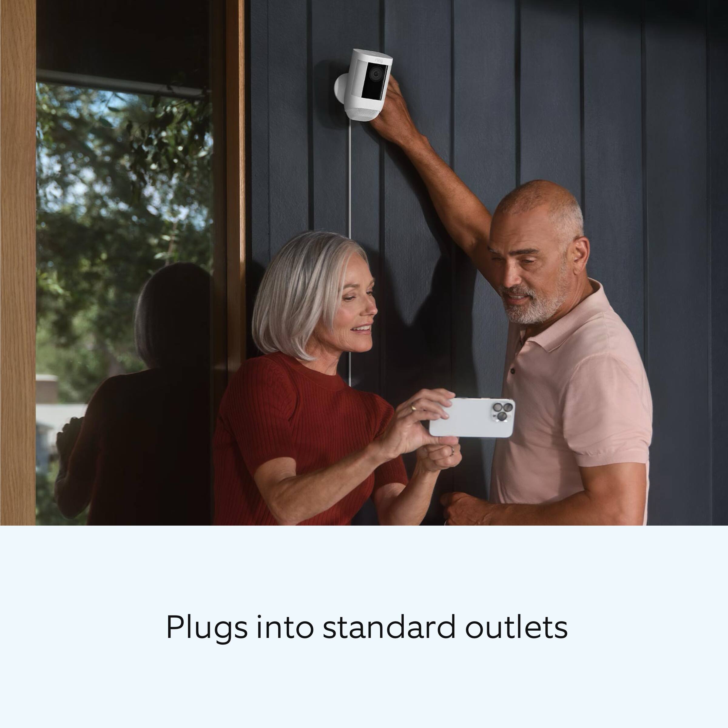 Plugs into standard outlets.