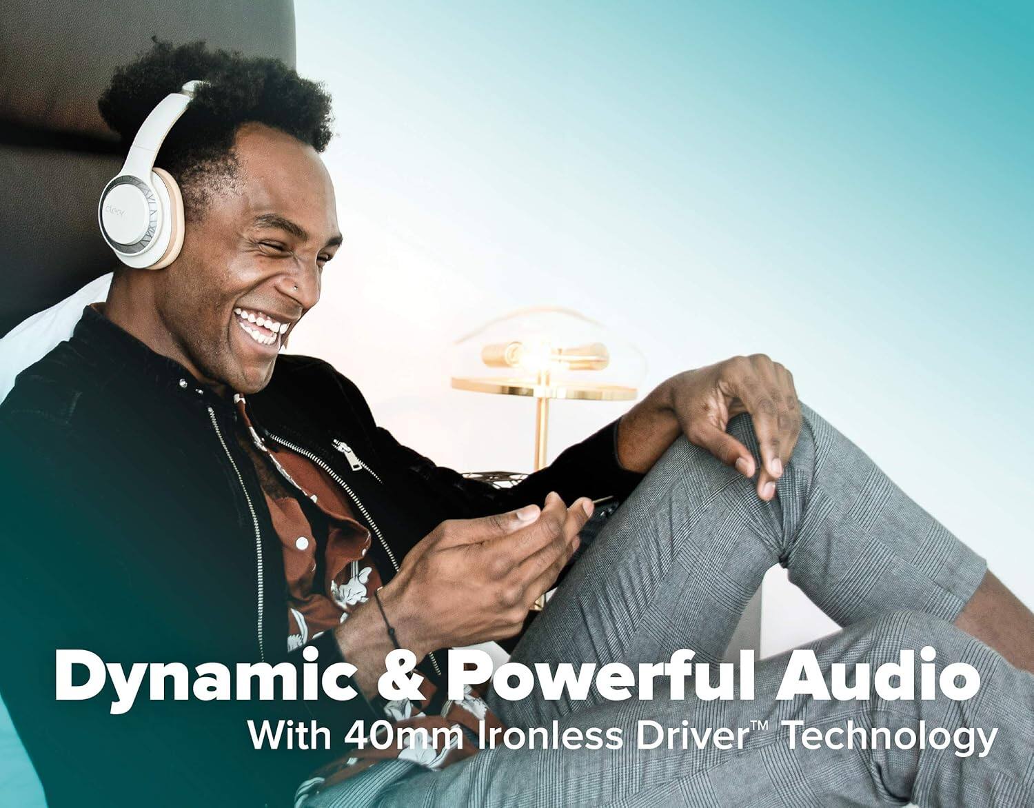 Dynamic & Powerful Audio With 40mm Ironless Driver™ Technology