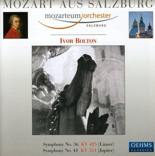 MOZART AUS SALZBURG  
mozarteum/orchester SALZBURG  
Ivor Bolton  

Symphony No. 36 KV 425 (Linzer)  
Symphony No. 41 KV 551 (Jupiter)  

OEHMS CLASSICS