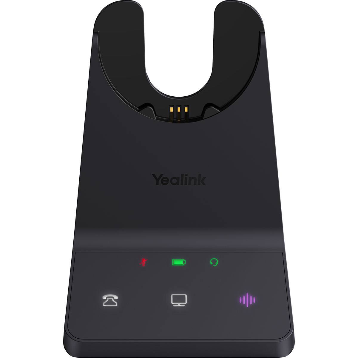 Alt View 6. Yealink - Yealink WH64 Headset - Microsoft Teams Certification - Stereo - Wireless - Bluetooth/DECT - 492.1 ft - 20 Hz to 20 kHz - Black.
