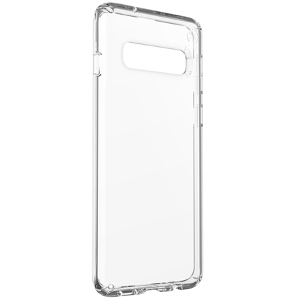 Front. Speck - Speck Clear Presidio Case - Samsung Galaxy S10 - Clear.