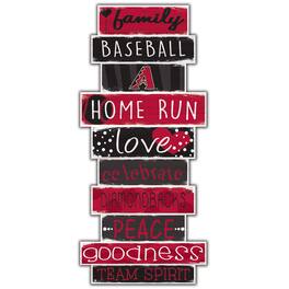 Fan Creations - Arizona Diamondbacks 5'' x 24'' Celebrations Stack Sign - Multicolor