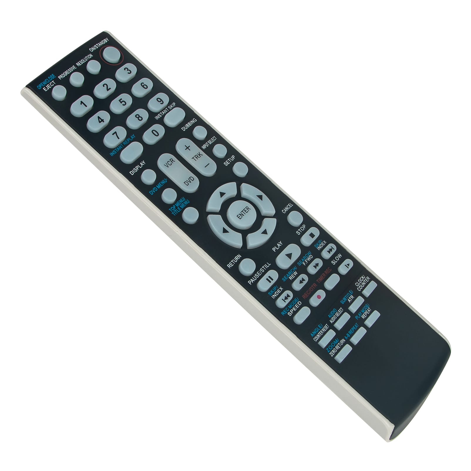 Photos - Remote control Toshiba VINABTY - Replaced  SE-R0270 Fits for  DVD VCR D-VR600 D-VR600KU DVR600 DVR600KU - Black 
