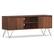 Angle. Simpli Home - Hunter SOLID MANGO WOOD TV Media Stand in Umber Brown, Gold For TVs up to 65 inches - Umber Brown, Gold.