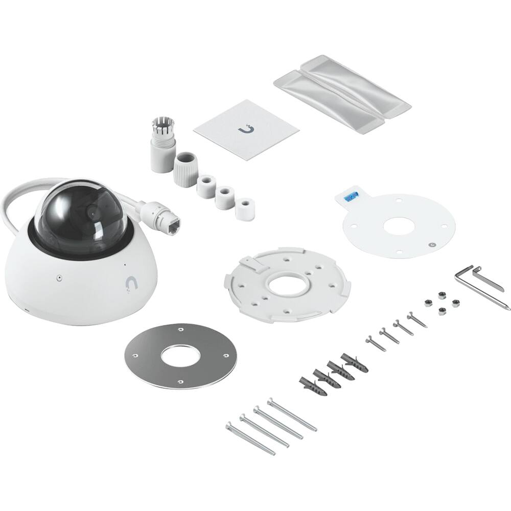 Alt View 6. Ubiquiti - AI 4K UHD Outdoor Network Dome Camera UVC-AI-Dome-W - White.