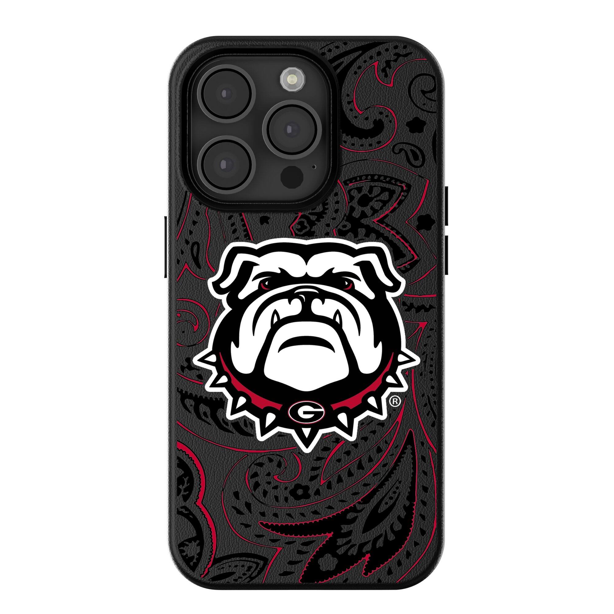 Keyscaper - NCAA - Georgia Bulldogs Paisley iPhone Magnetic Bump Case - 15 Pro Max - Black price history on PriceWatchPro
