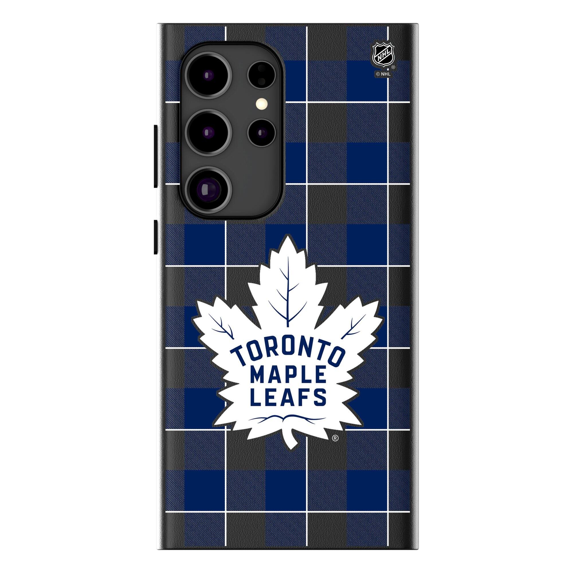 Keyscaper - NHL - Toronto Maple Leafs Plaid Galaxy Magnetic Bump Case - S25 Ultra - Black price history on PriceWatchPro