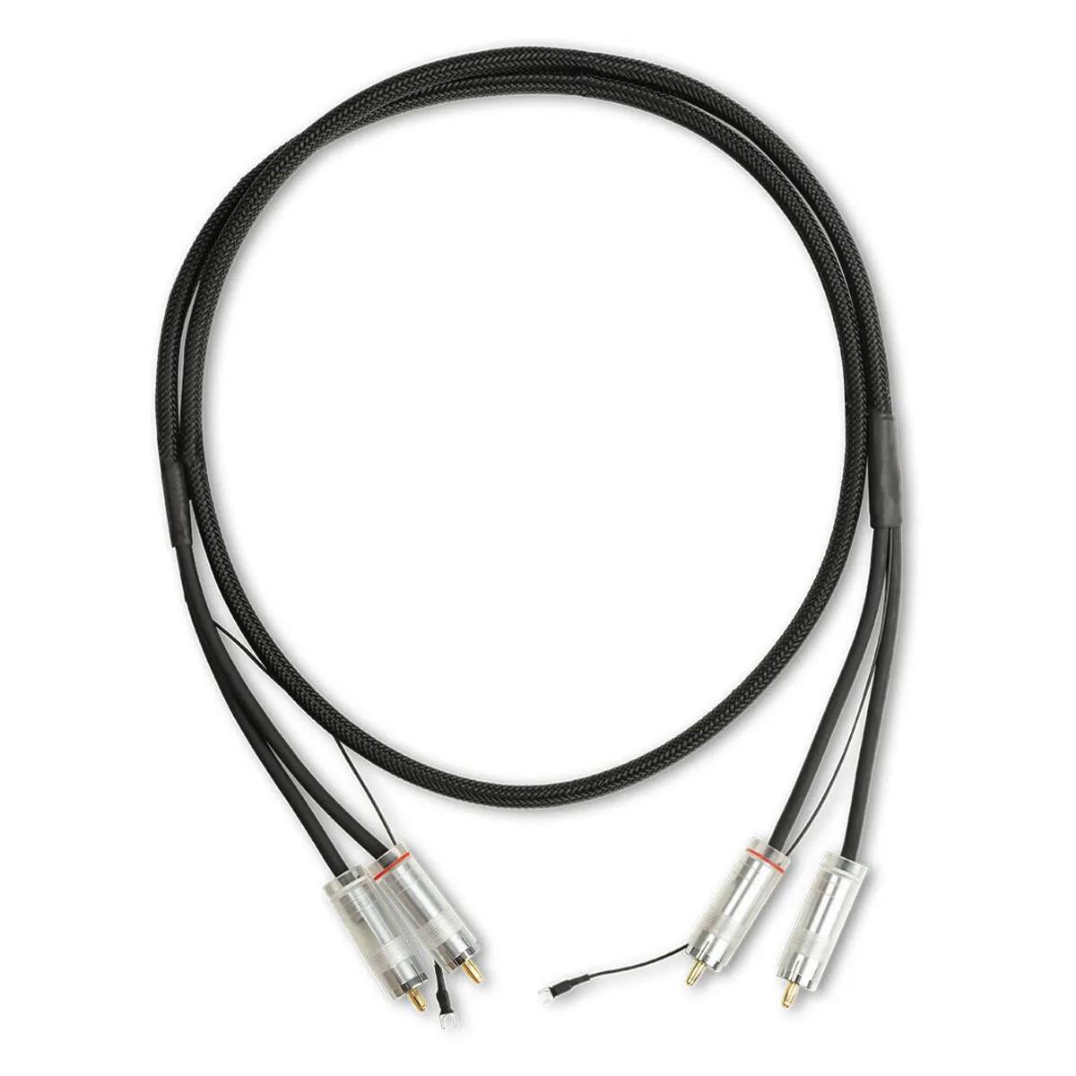 Front. Pro-Ject - Pro-Ject Connect it Phono S RCA to RCA Cable (1.23m) - Black.