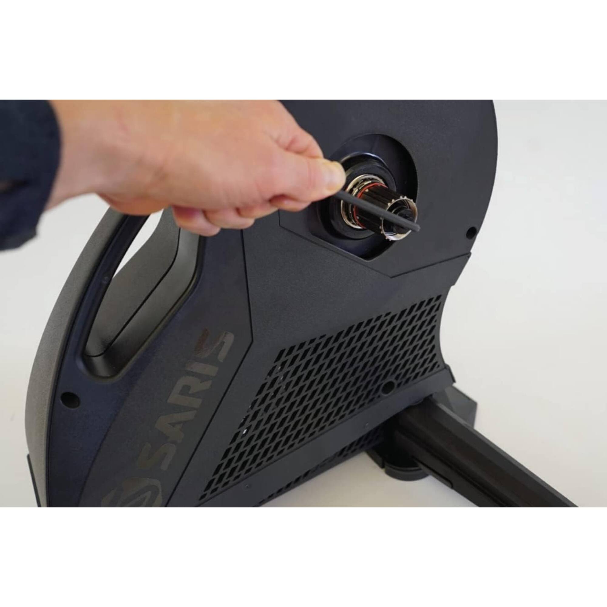 Alt View 2. Saris - Direct Drive Trainer SRAM/Shimano Freehub, Compatible with Shimano and SRAM 11-Speed Systems - Silver.