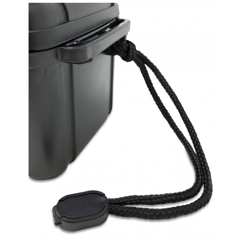 Alt View 1. Prestige - 15 Cigar Safe Travel Humidor - Black Plastic Finish.