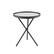 Alt View 24. Walker Edison - Contemporary Tray-Top Faux Marble Round Side Table - Black/Grey Marble.