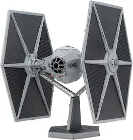 Metal Earth - Premium Series Star Wars Tie Fighter 3D Metal Model Kit Fascinations - Silver