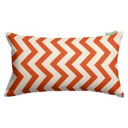 Majestic Home - Pillow 12x20 Chevron Burnt - Orange