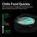 Chills Food Quickly With Semiconductor Refrigeration Technology, Food Is Quickly Chilled To Below 50°F Within 4 Hours. 73°F Average Room Temperature. 4 Hours Quick Cooling <50°F Food Kept Fresh.