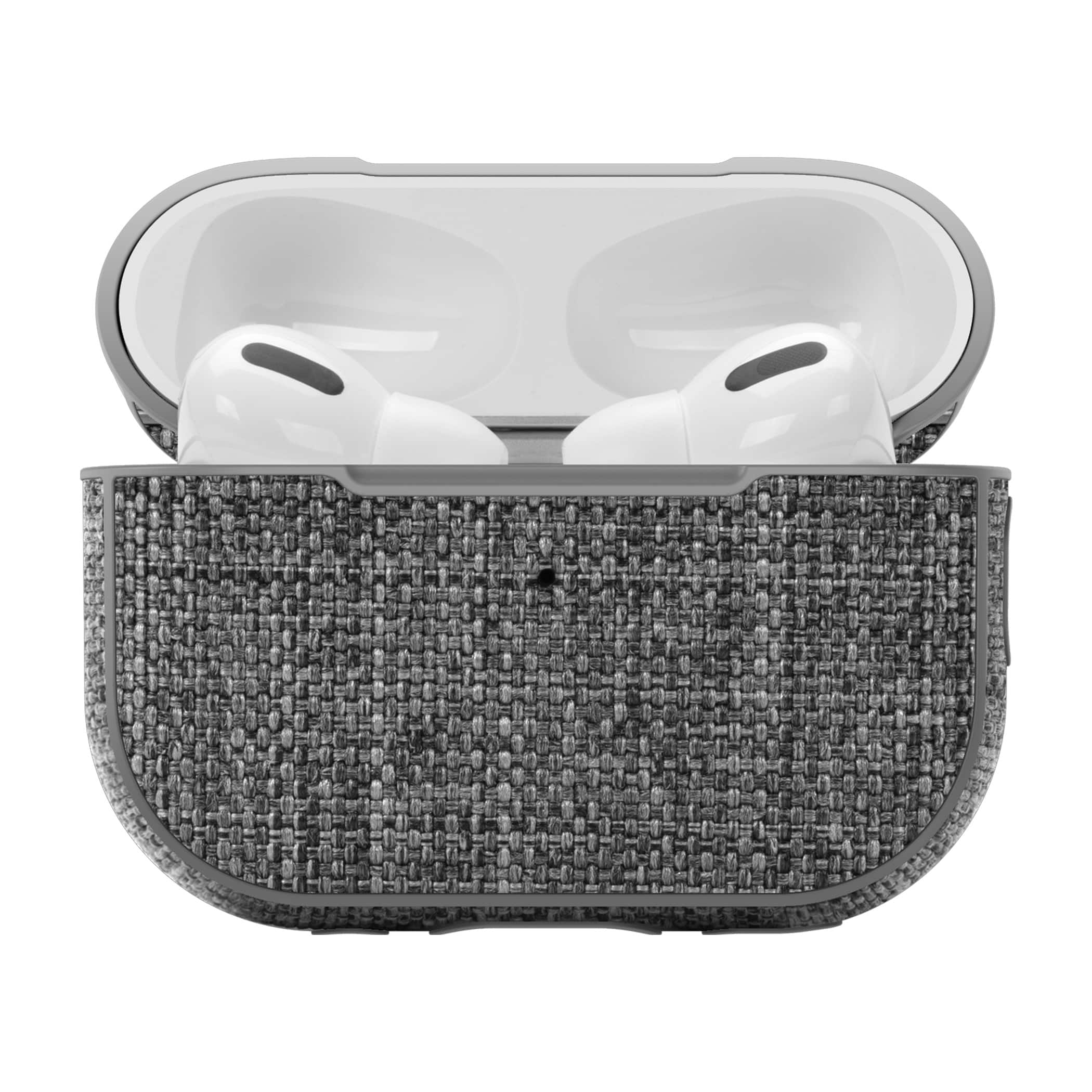 Alt View 13. Incase - Woolenex Case for AirPods Pro (1st & 2nd generation) - Asphalt.