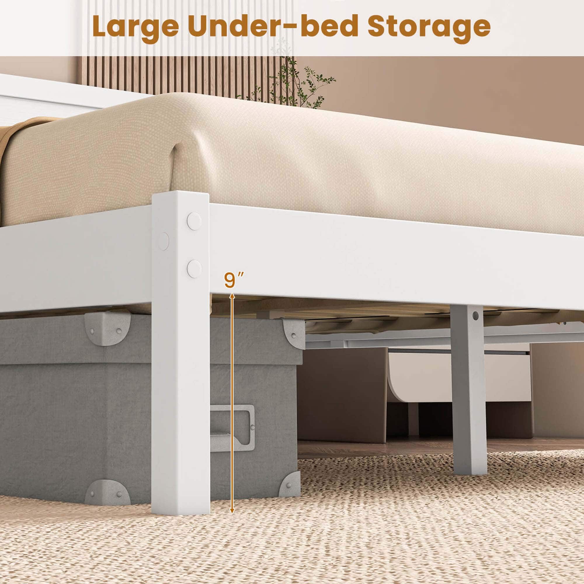 Large Under-bed Storage 9"