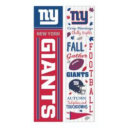 Evergreen Enterprises - New York Giants 47" Double Sided Fall Leaner Fan Sign - Multicolor