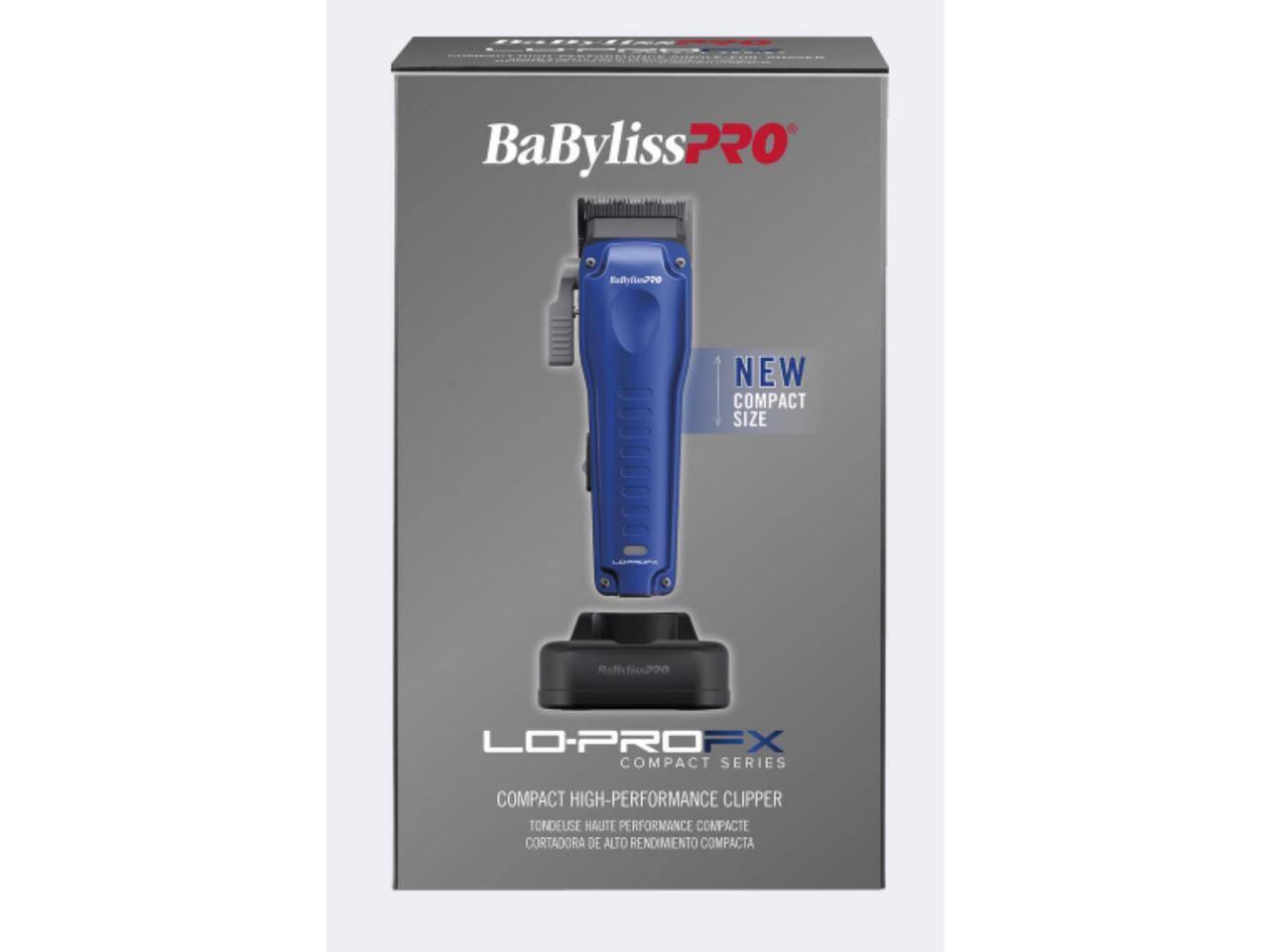 BaByliss PRO Fulin220 NEW COMPACT SIZE LO-PROFX COMPACT SERIES COMPACT HIGH-PERFORMANCE CLIPPER TONDEUSE HAUTE PERFORMANCE COMPACTE CORTADORA DE ALTO RENDIMIENTO COMPACTA