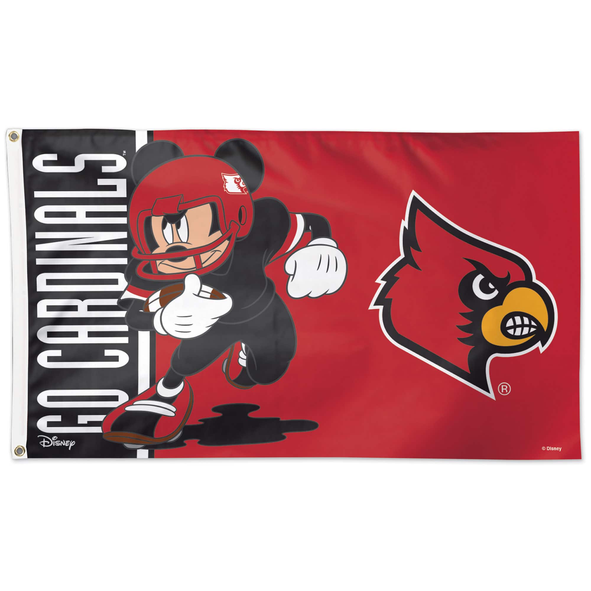 Photos - Other Decoration Disney WinCraft - Louisville Cardinals 3' x 5'  One-Sided Flag - Multicolor 4248737 
