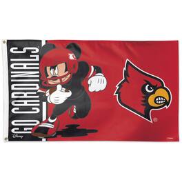 WinCraft - Louisville Cardinals 3' x 5' Disney One-Sided Flag - Multicolor