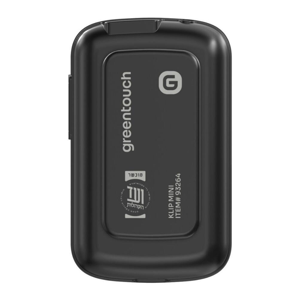 GreenTouch Klip Mini 128GB Kosher MP3 Player (No SD Slot, Black