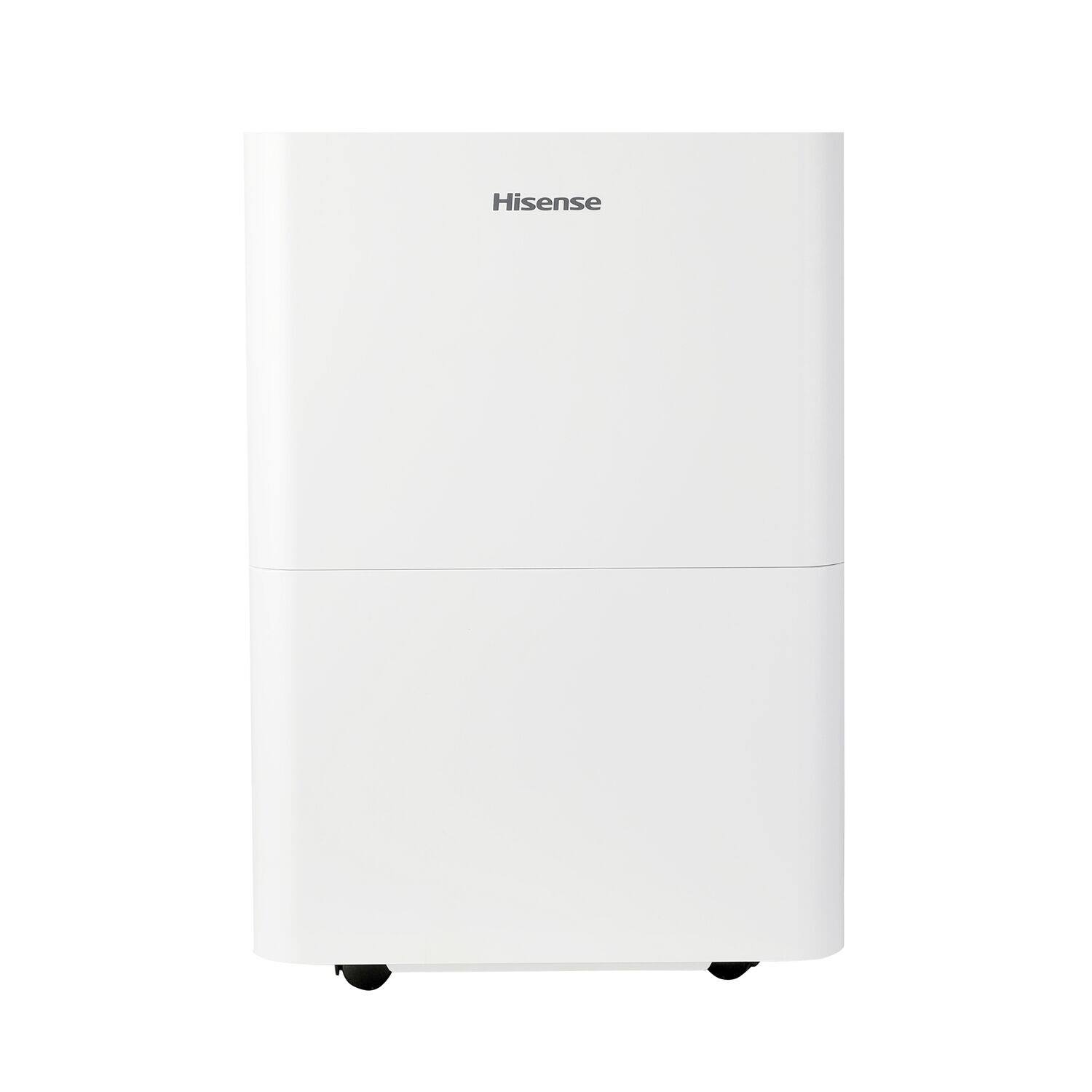 Front. Hisense - Hisense 35 Pint 3000 Sq. Ft. 8 quarts Bucket Capacity Compact Dehumidifier with Slide-Out Bucket - White.