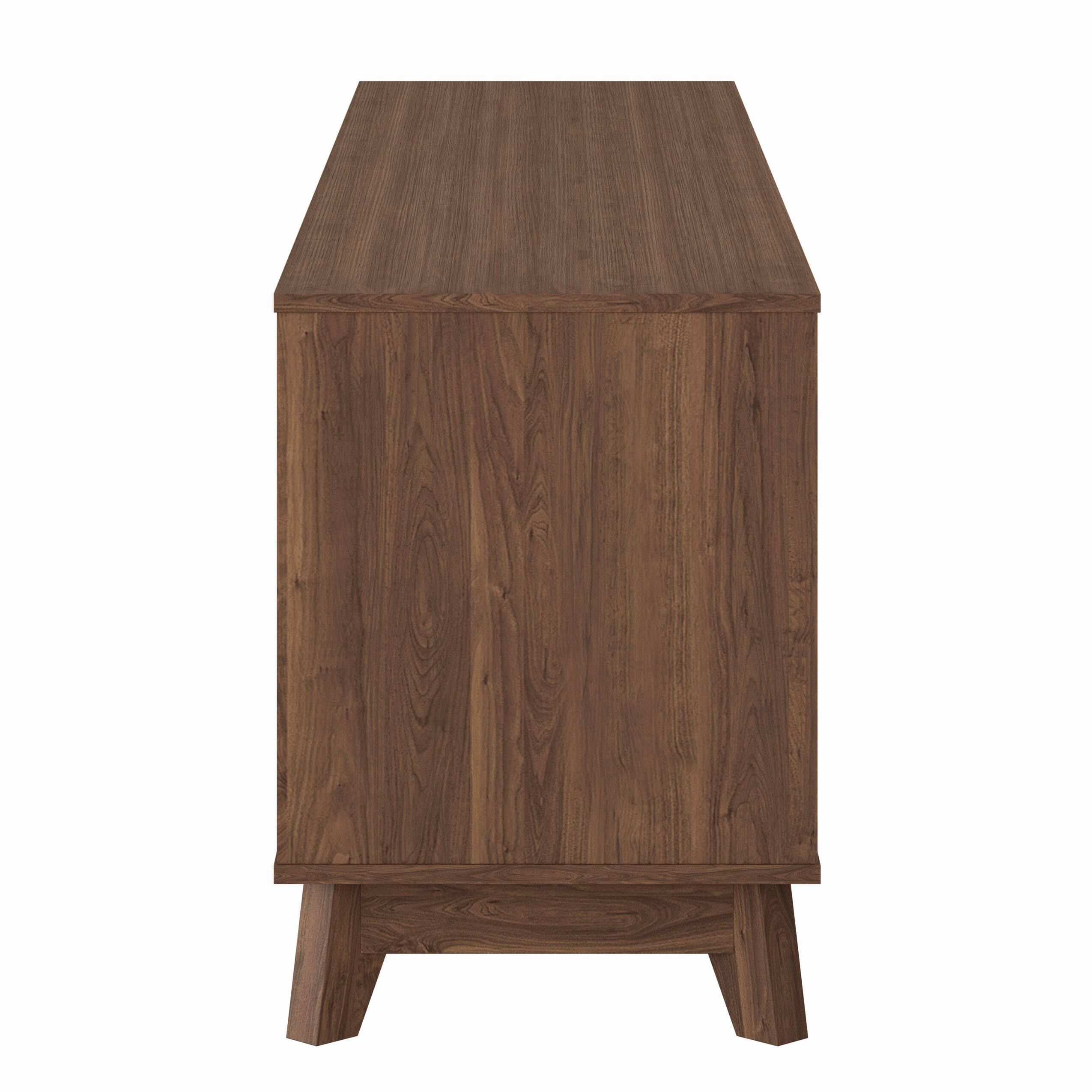 Alt View 32. CorLiving - Hollywood Collection TV Stand with Open and Closed Shelves for Most TVs up to 85" - Brown.