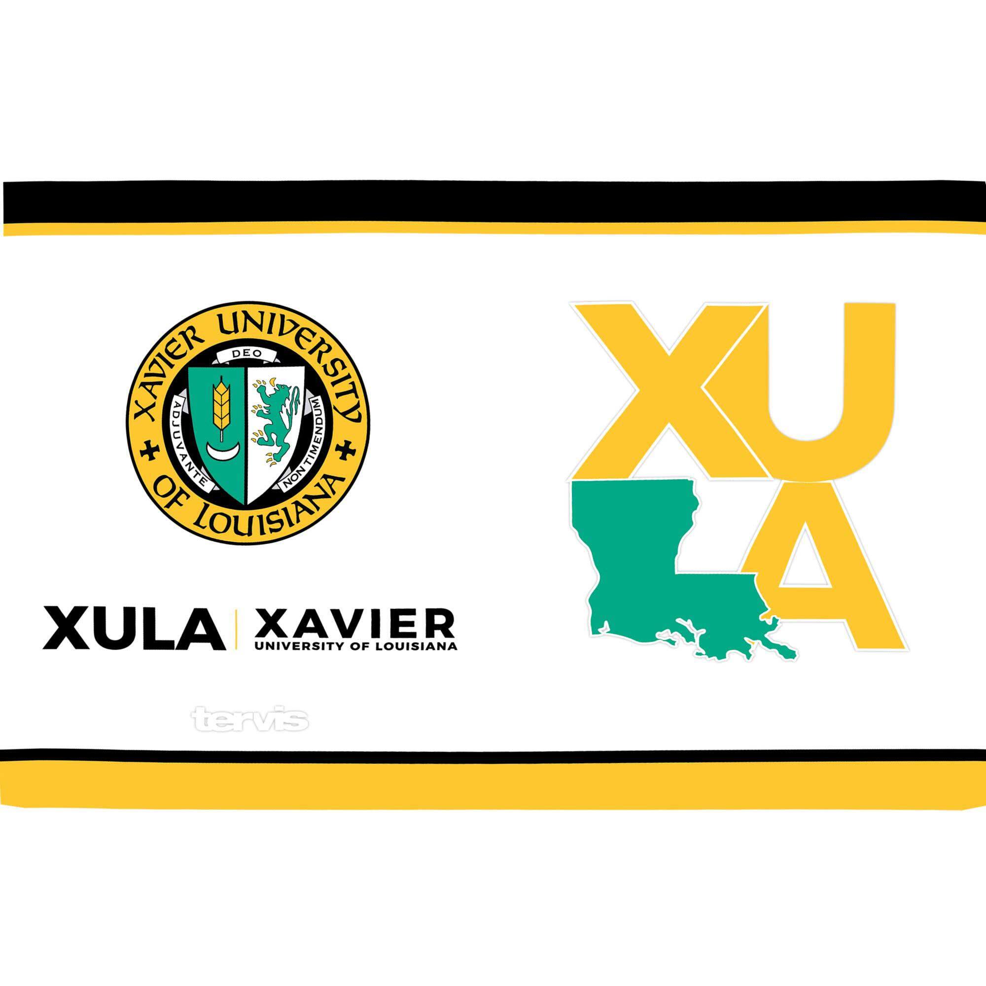 XULA  
XAVIER  
UNIVERSITY OF LOUISIANA  

XAVIER UNIVERSITY OF LOUISIANA  
DEO ADJUVANTE NON TIMIDUS NON TIMIDUS  

tervis