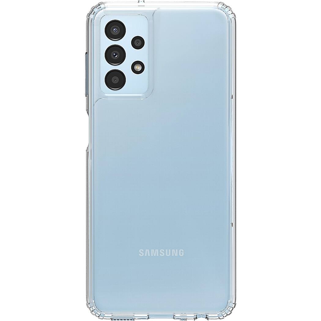 Front. SaharaCase - Hybrid-Flex Hard Shell Series Case for Samsung Galaxy A13 4G and A13 LTE - Clear.