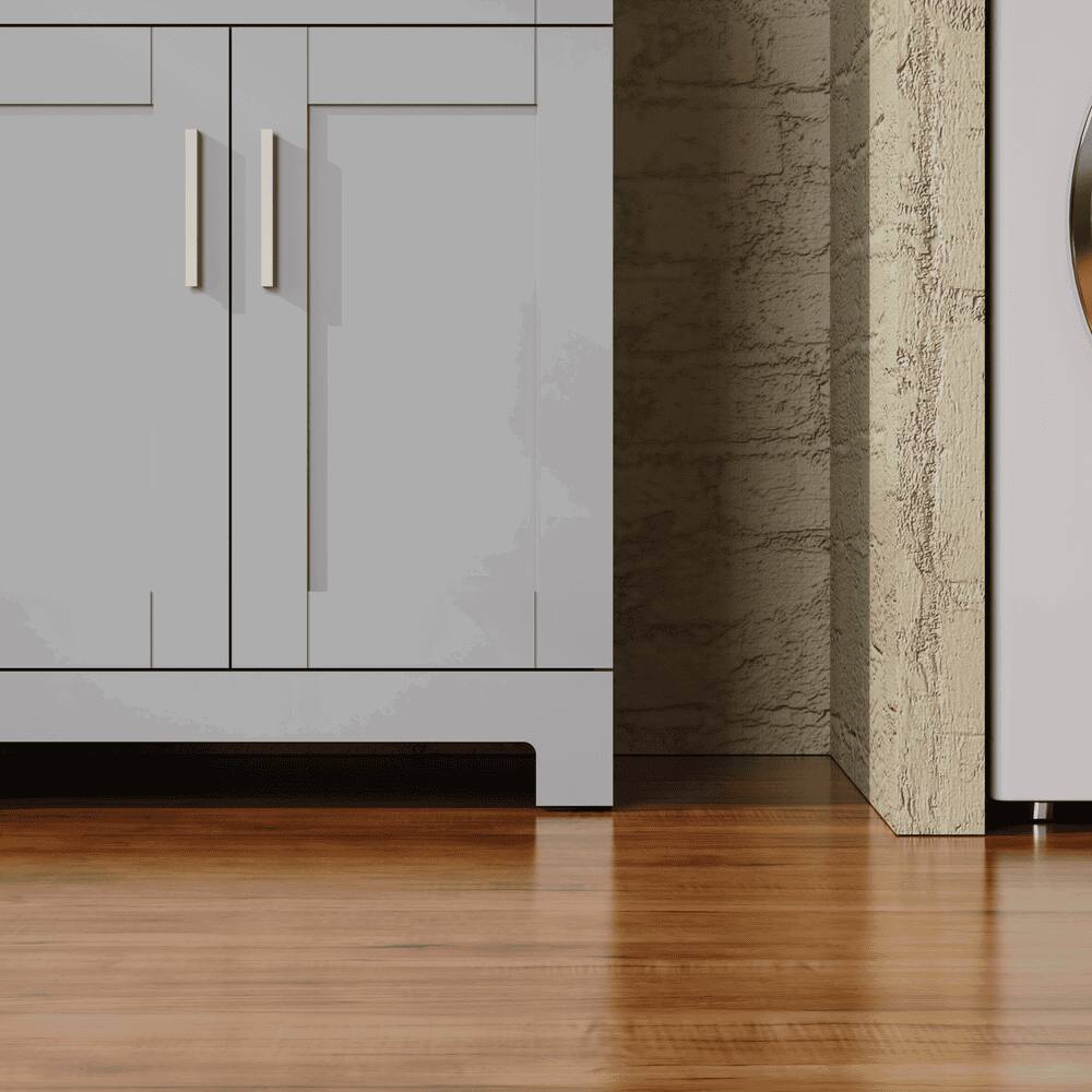 Alt View 1. Kadyn - 24" Bathroom Sink Vanity Laundry Utility Cabinet - Stainless Steel Sink Combo, Gray - Gray.