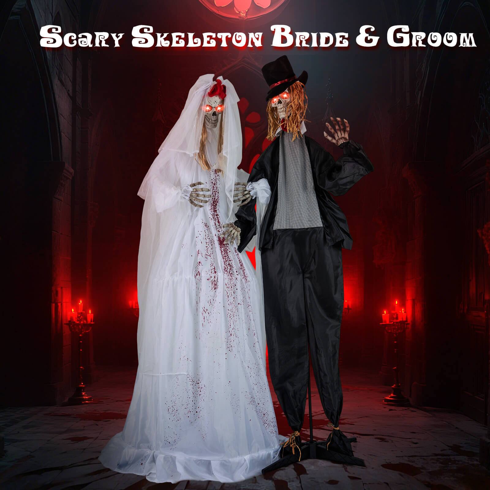 Scary Skeleton Bride & Groom